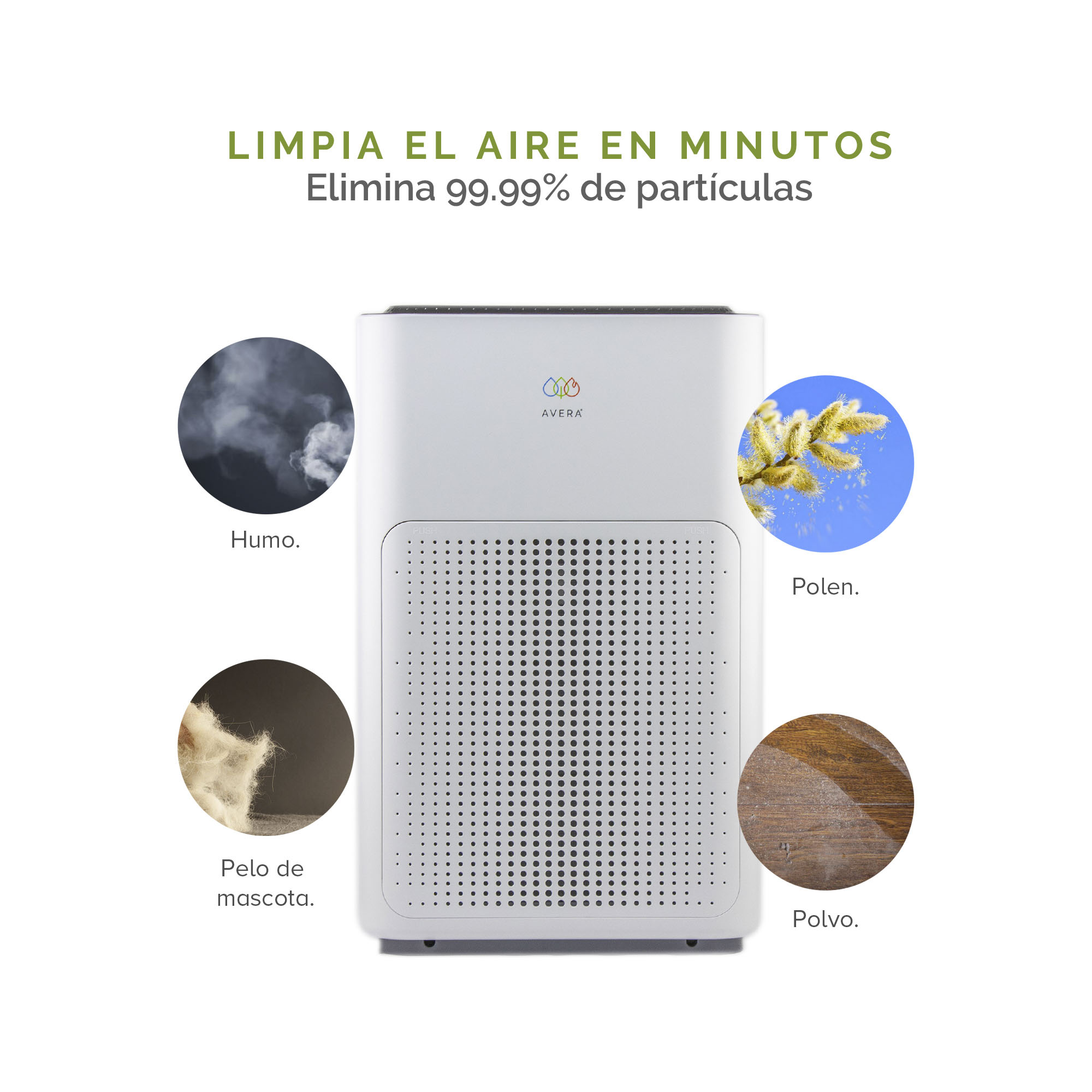Purificador de Aire Para Espacios de Hasta 30 M2 PHEPA01