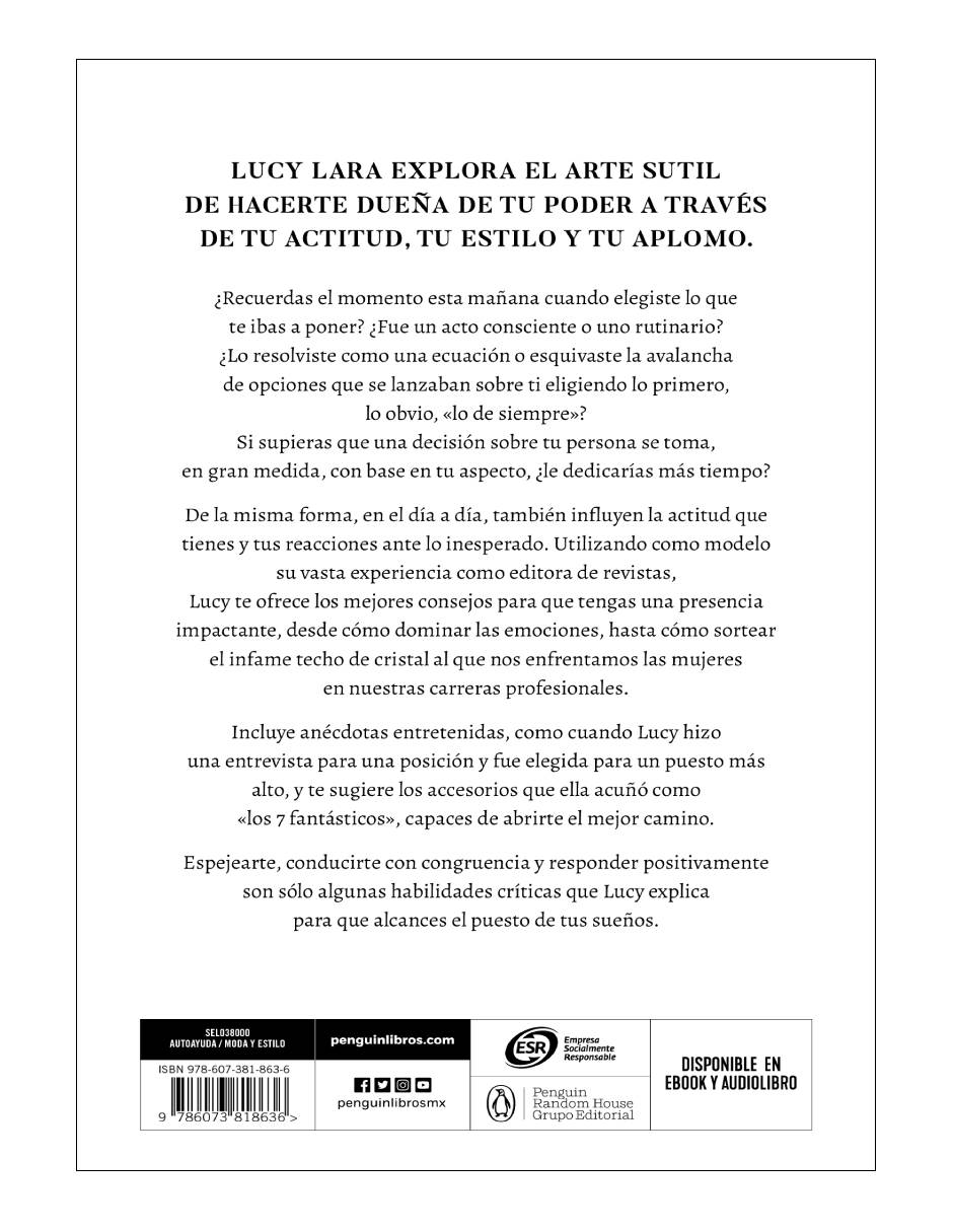 Imagen, actitud y poder Autor Lucy Lara