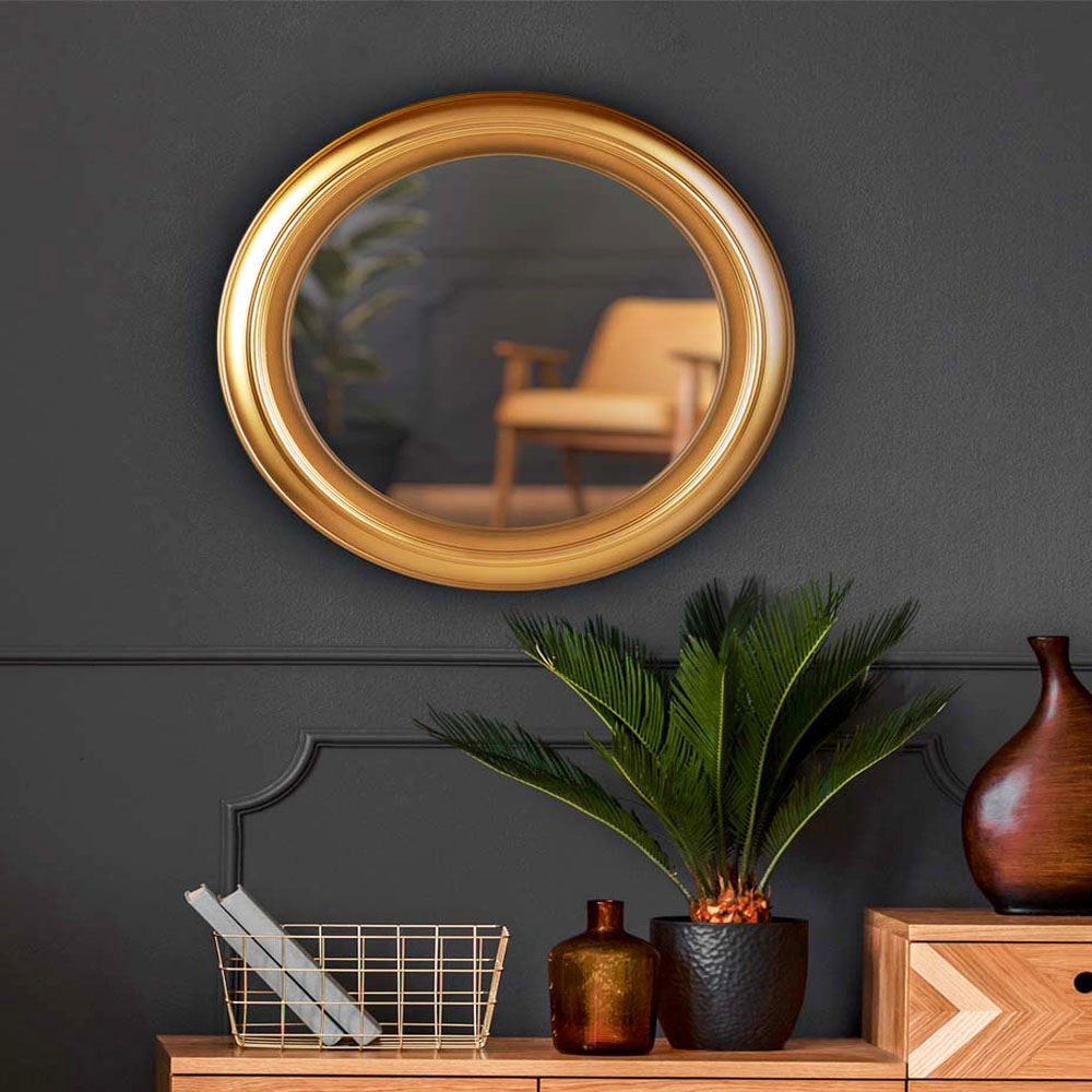 Espejo Circular Golden Kyuden Home