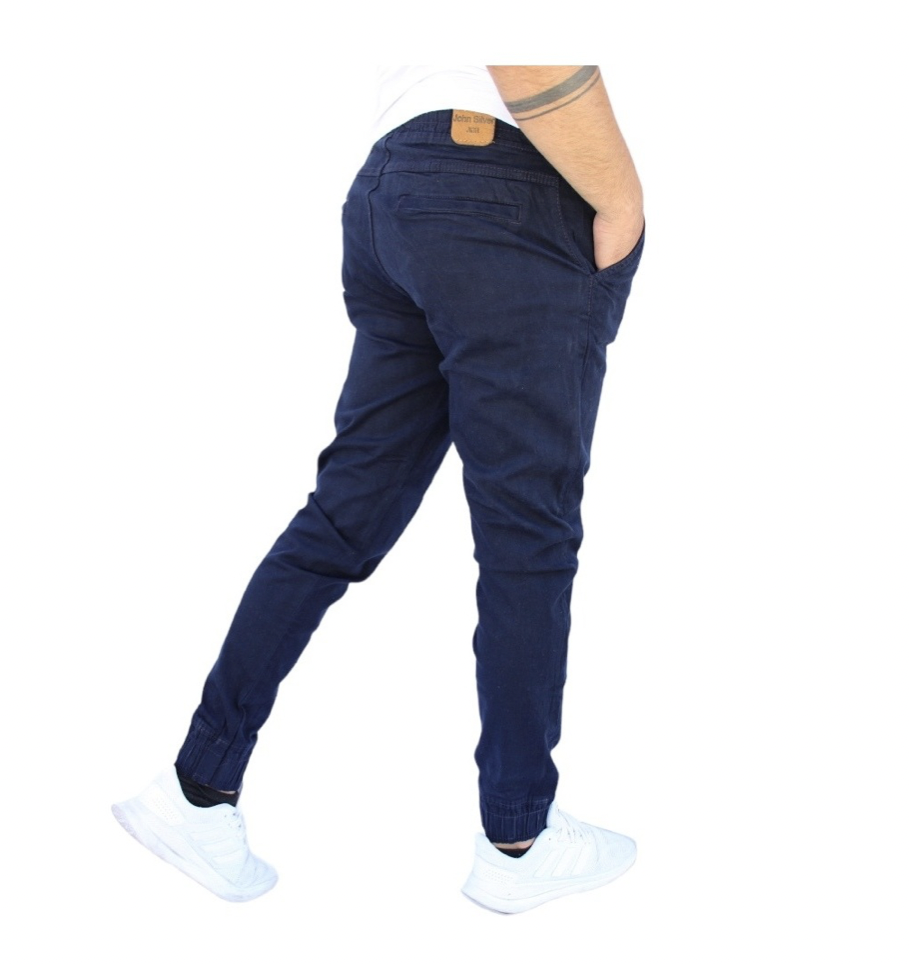 Pantalón Jogger de Gabardina Stretch Para Hombre John Silver 