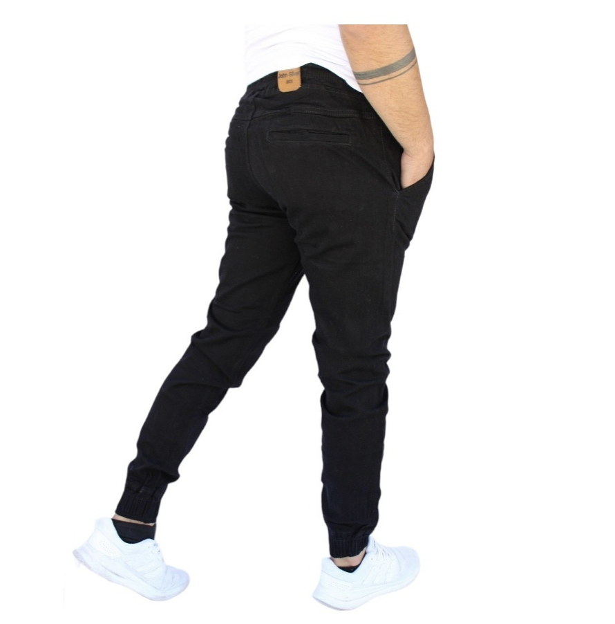Pantalón Jogger de Gabardina Stretch Para Hombre John Silver 