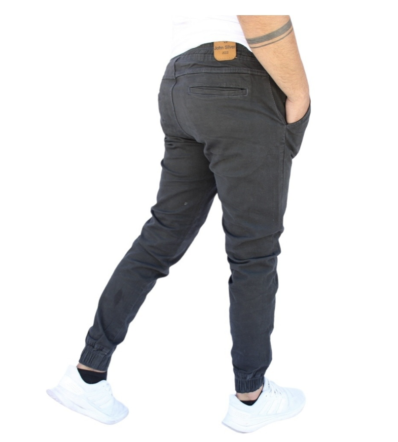 Pantalón Jogger de Gabardina Stretch Para Hombre John Silver 