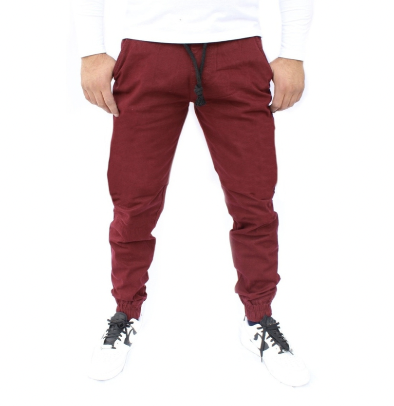 Pantalón Jogger de Gabardina Stretch Para Hombre John Silver 
