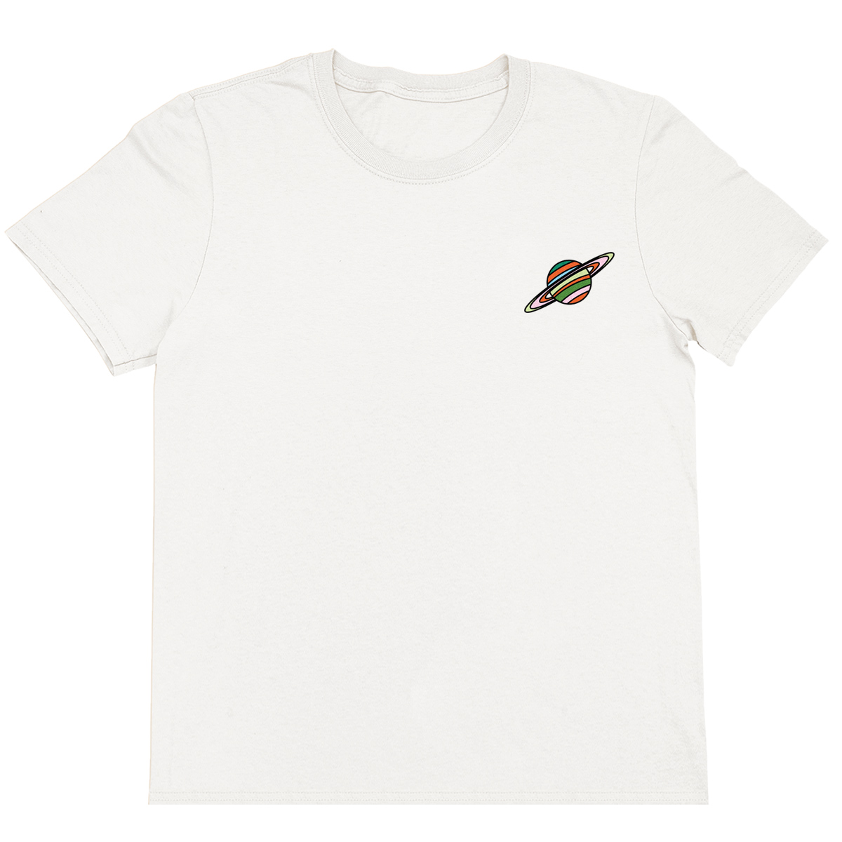 Playera Saturno Planeta Universo Más Colores Para Caballero