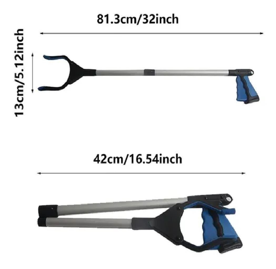 Recogedor De Basura Plegable Con Bastón