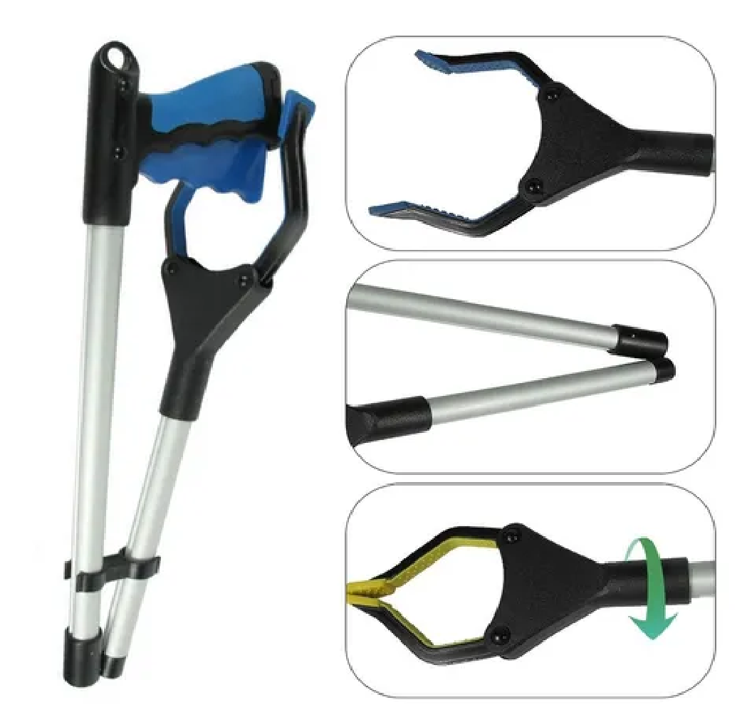 Recogedor De Basura Plegable Con Bastón