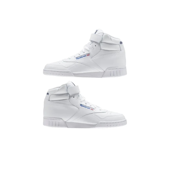 Tenis Reebok blancos de bota -caballero 3477