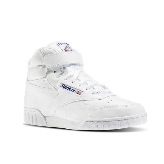 Tenis Reebok blancos de bota -caballero 3477