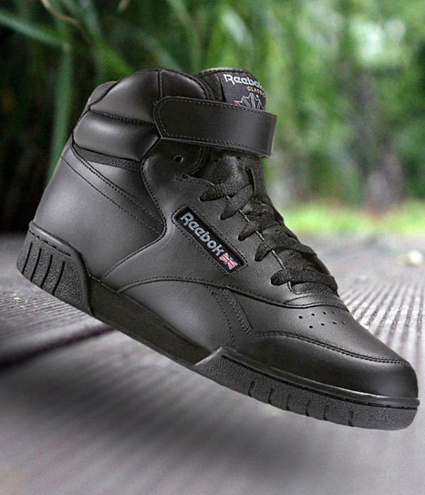 Tenis Reebok Ex o fit Hi de bota negros -caballero 3478