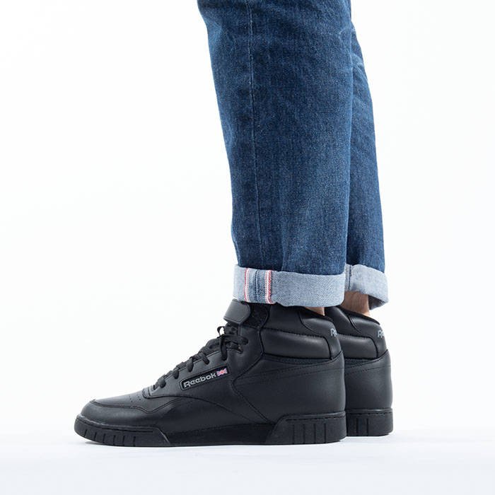 Tenis Reebok Ex o fit Hi de bota negros -caballero 3478