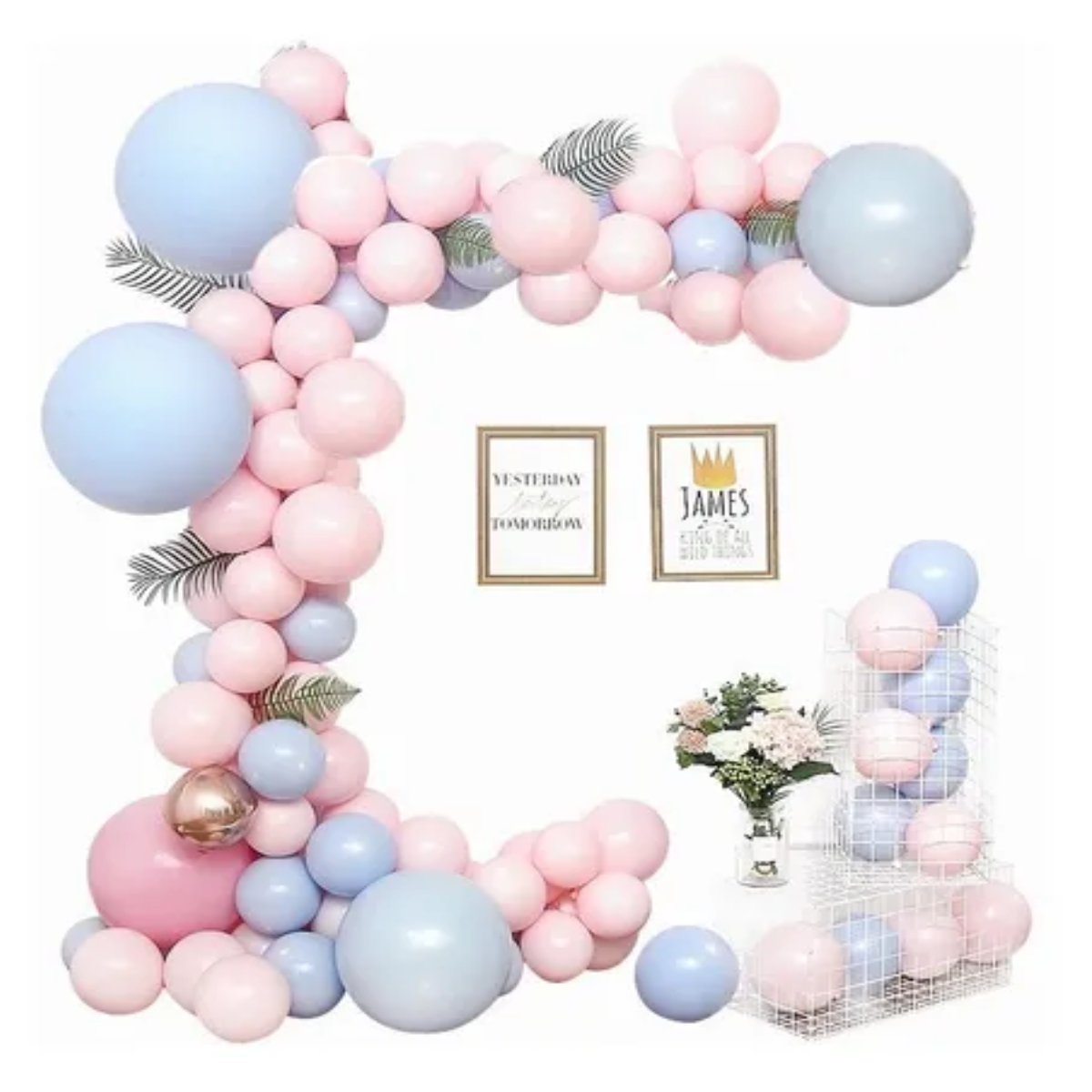 Kit Decoración Globos Para Cumpleaños Fiesta 110 Pz