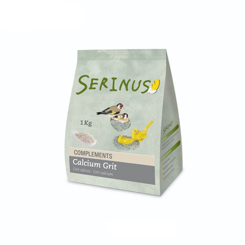 Calcio Aves Calcium Grit Para Canarios Marca Serinus 1kg