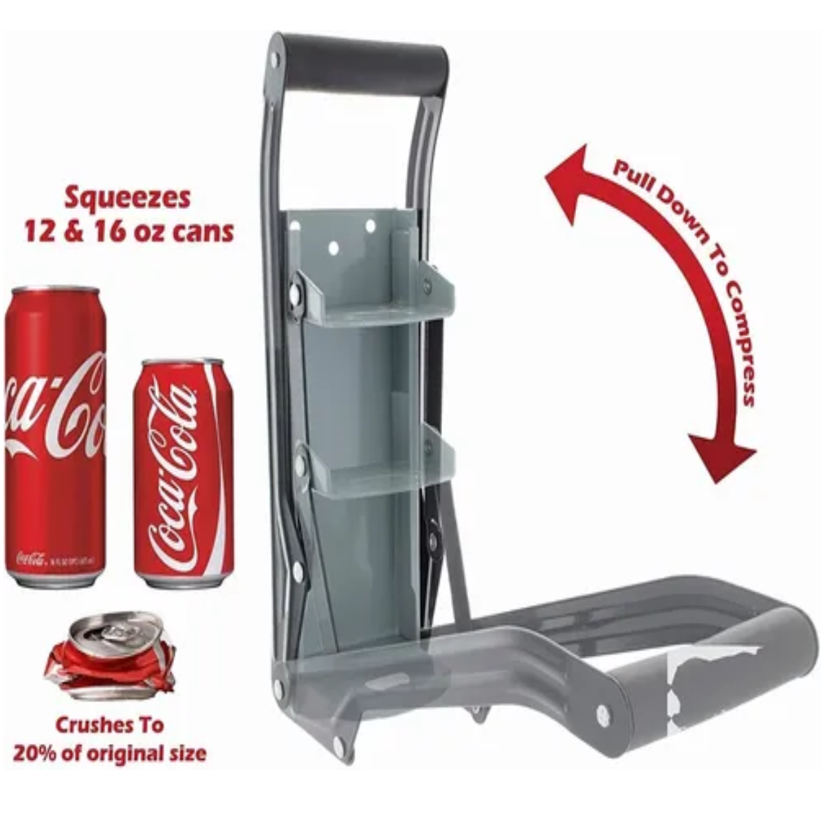 Aplasta Latas Y Lata De Aluminio Destapador De Botellas