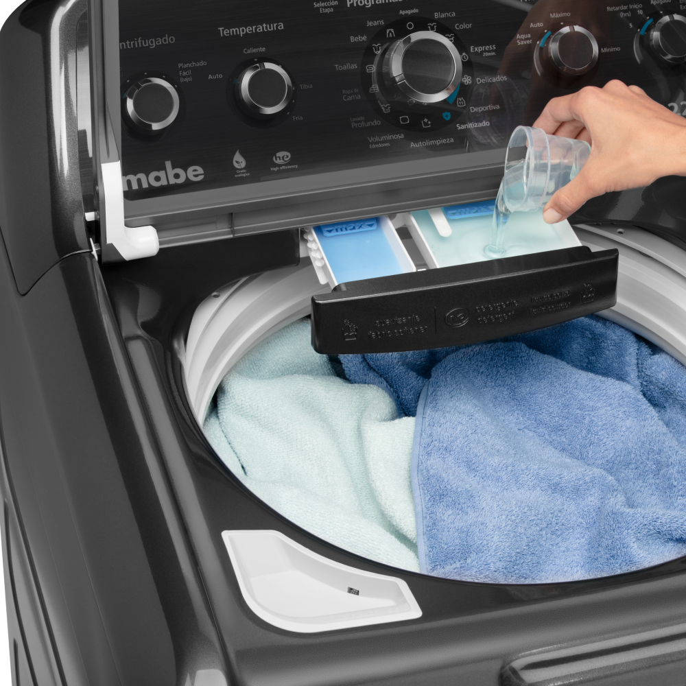 Lavadora Automática 22 kg Diamond Gray Mabe