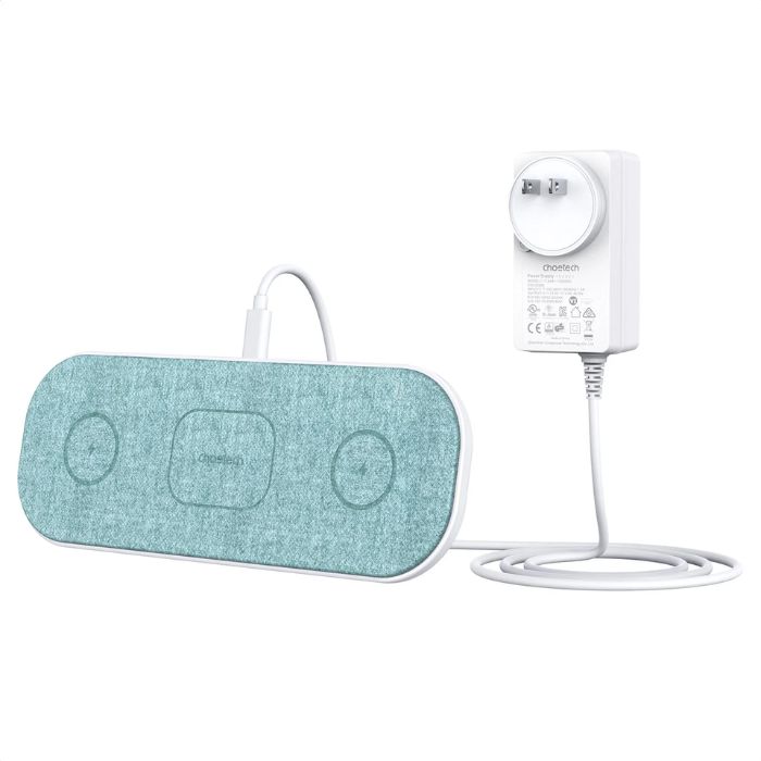 Base de carga inalámbrica 3 en 1 Choetech 2.5-30W