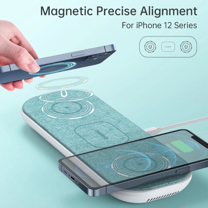 Base de carga inalámbrica 3 en 1 Choetech 2.5-30W