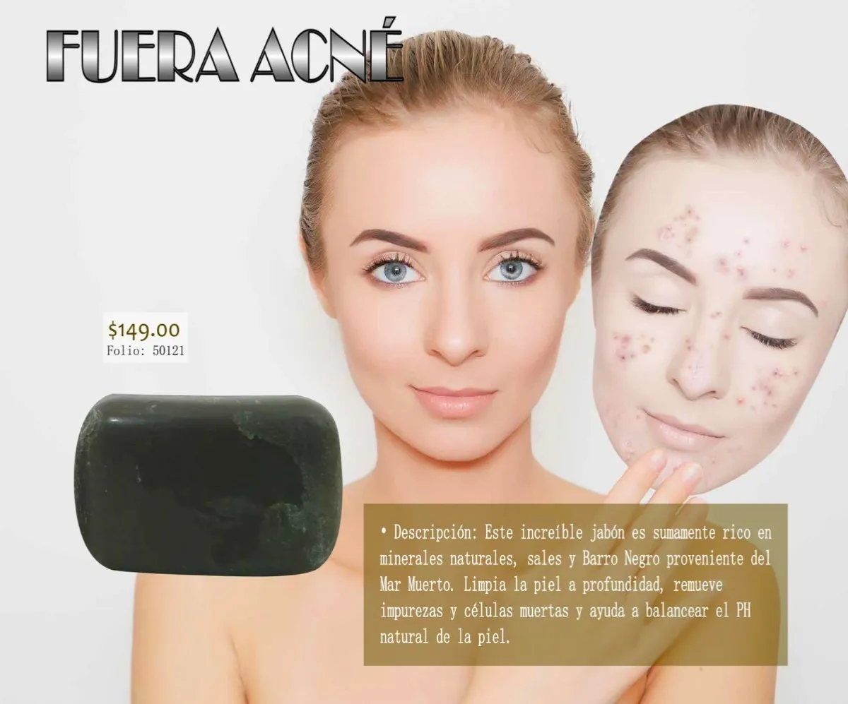 Jabon Mineral Skin Barro Negro Mar Muerto Facial Corporal