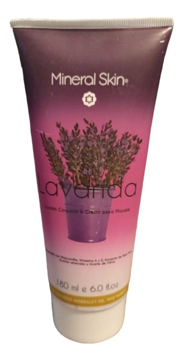 Crema Mineral Skin Mar Muerto Corporal Lavanda Con Vitaminas