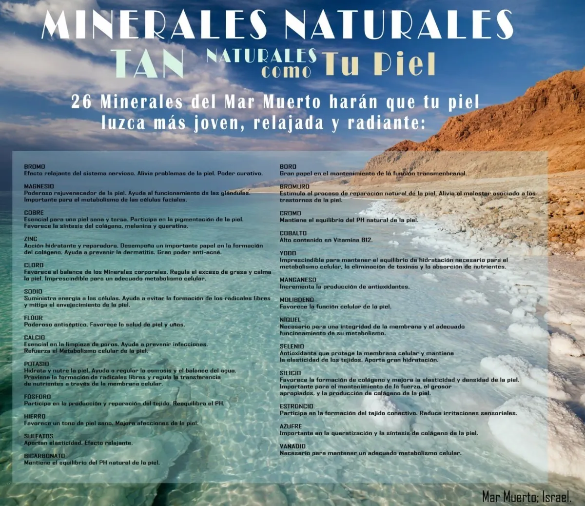 Crema Mineral Skin Mar Muerto Corporal Lavanda Con Vitaminas