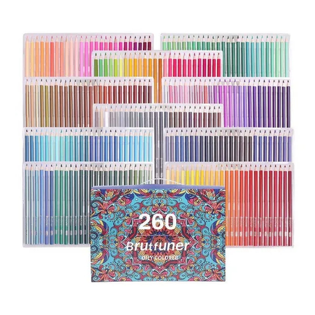Lápices De Colores Brutfuner Juego De 260pcs