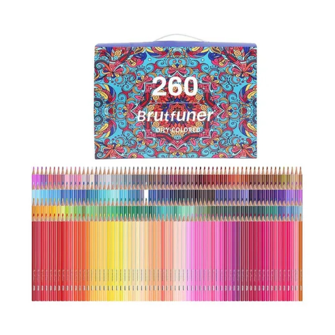 Lápices De Colores Brutfuner Juego De 260pcs
