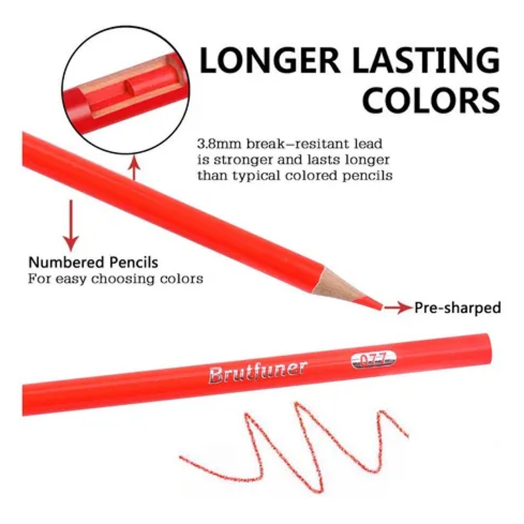 Lápices De Colores Brutfuner Juego De 260pcs