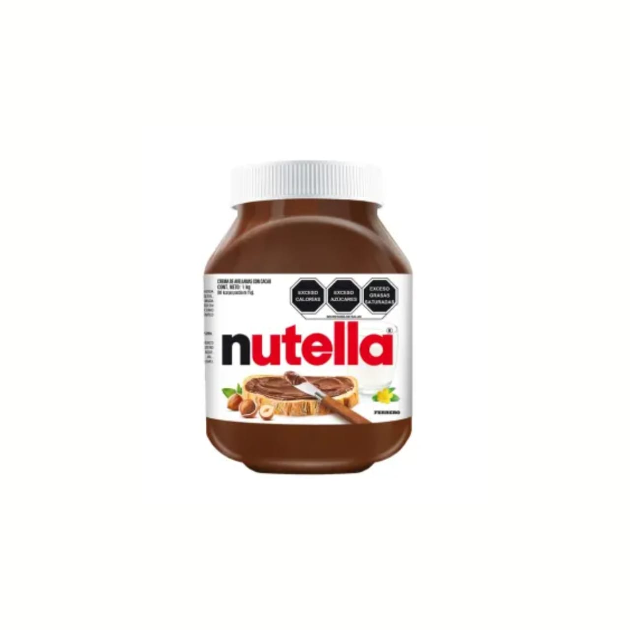 Nutella Crema De Avellanas Con Cacao Frasco De 1 Kg.