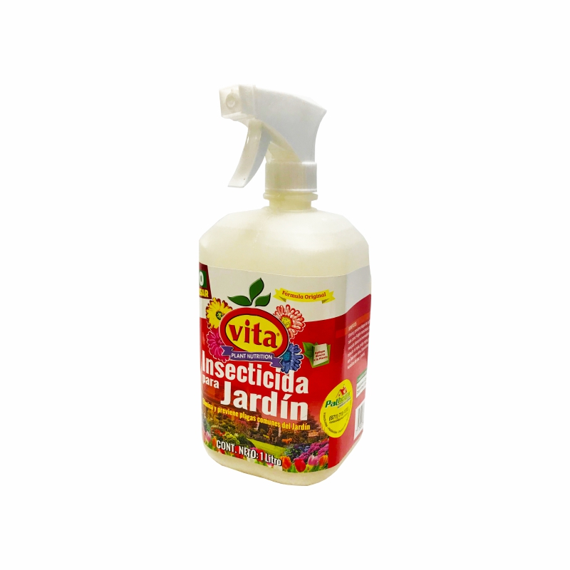 Insecticida Jardín Vita 1l Control De Plagas Malathion