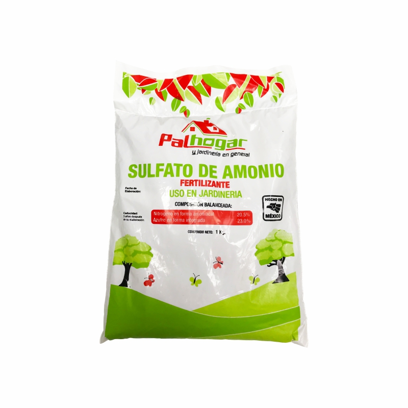 Sulfato De Amonio Y Ferroso 2 Kg Para Fertilizar Pasto 20m2