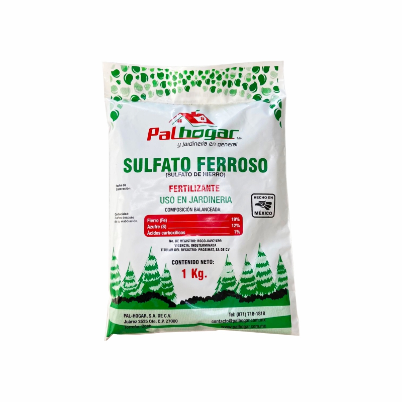 Sulfato De Amonio Y Ferroso 2 Kg Para Fertilizar Pasto 20m2