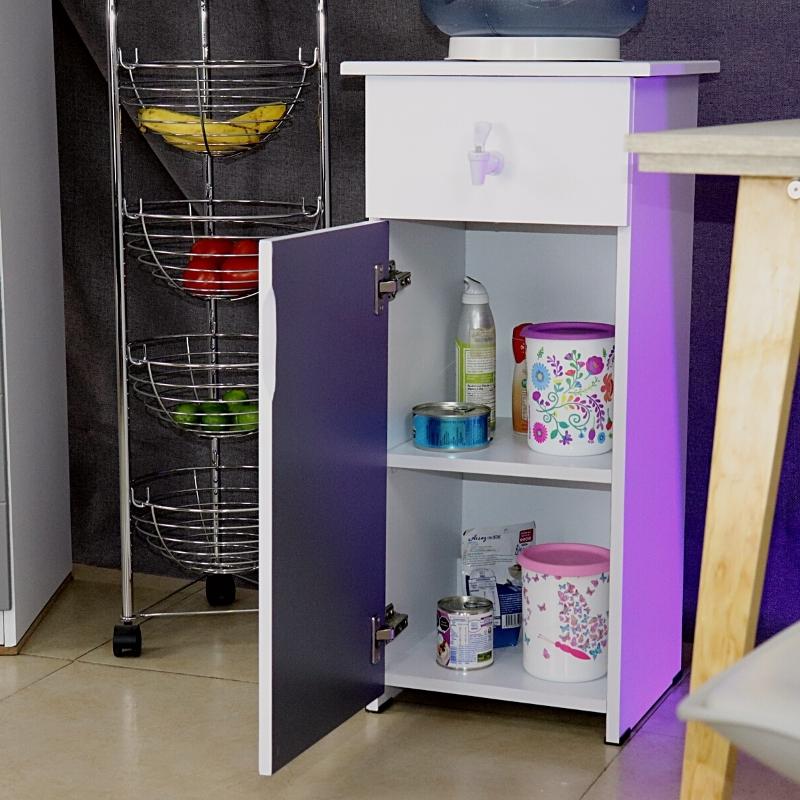 Porta Garrafón Dispensador de Agua Blanco Alacena