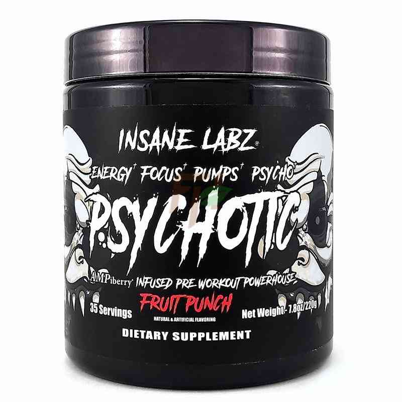 Psychotic black (35 Serv) Sabor Ponche de Frutas