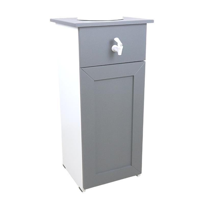 Porta Garrafón Dispensador de Agua Gris Alacena
