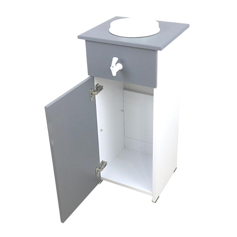Porta Garrafón Dispensador de Agua Gris Alacena