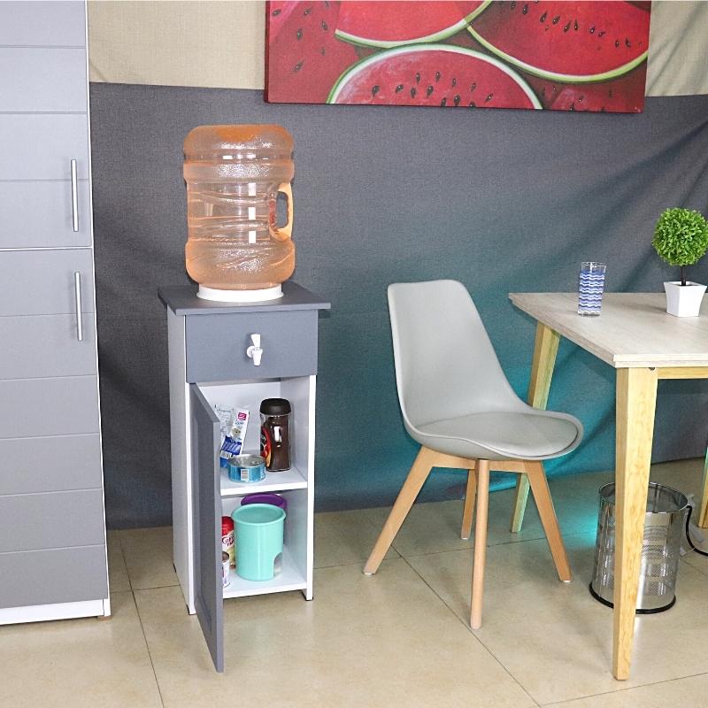 Porta Garrafón Dispensador de Agua Gris Alacena