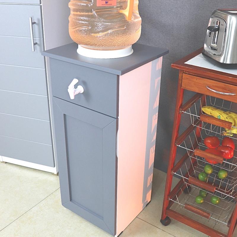 Porta Garrafón Dispensador de Agua Gris Alacena