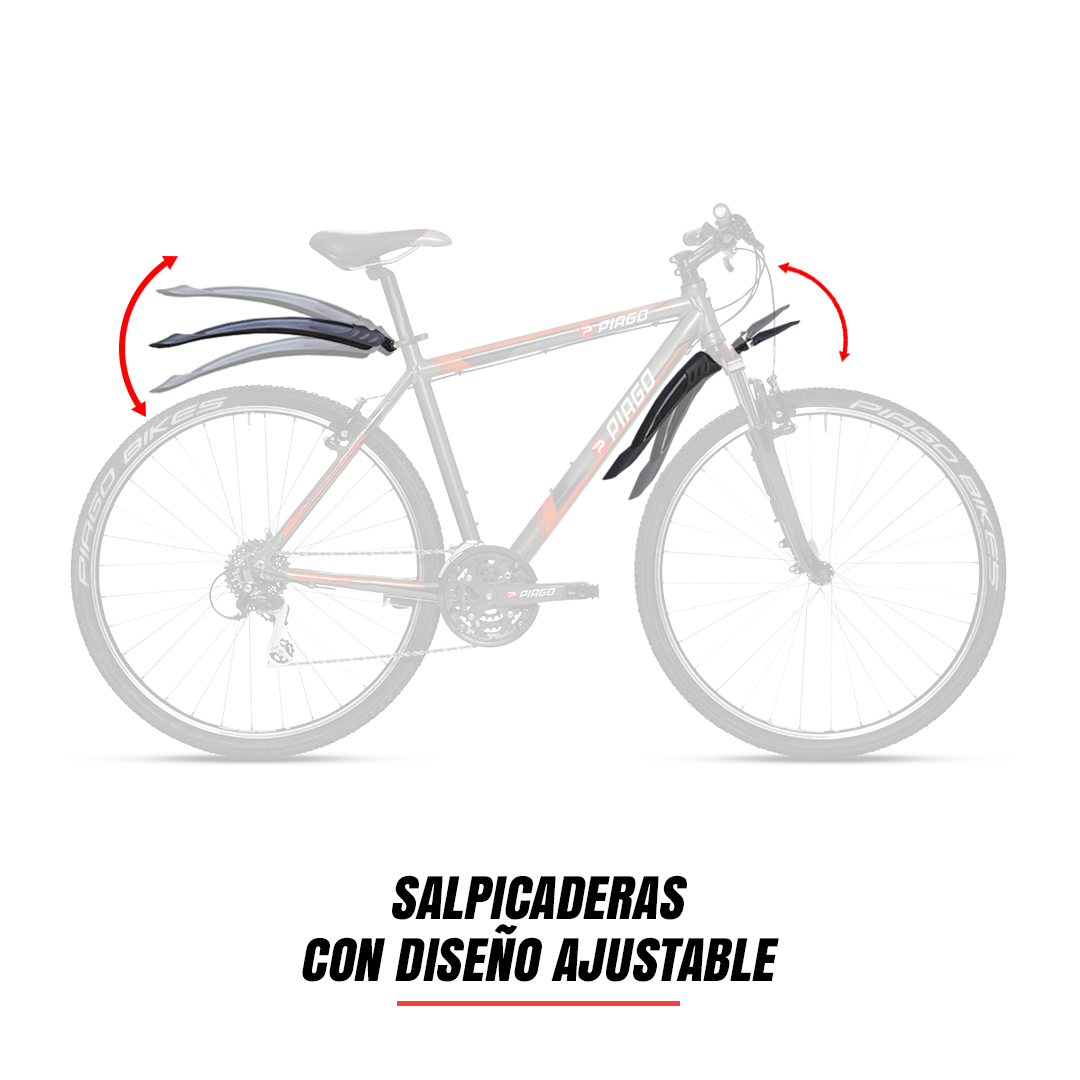 Juego Salpicaderas Para Bicicleta Delantera Y Trasera R24-26
