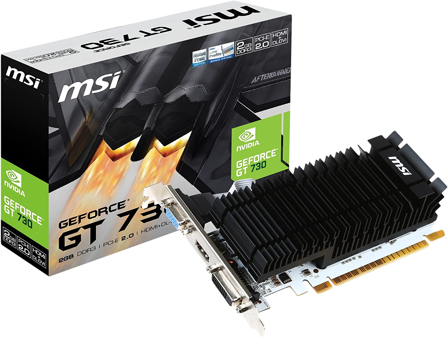 Tarjeta de Video MSI NVIDIA GeForce GT 730, 2GB 64-bit GDDR3, PCI Express 2.0