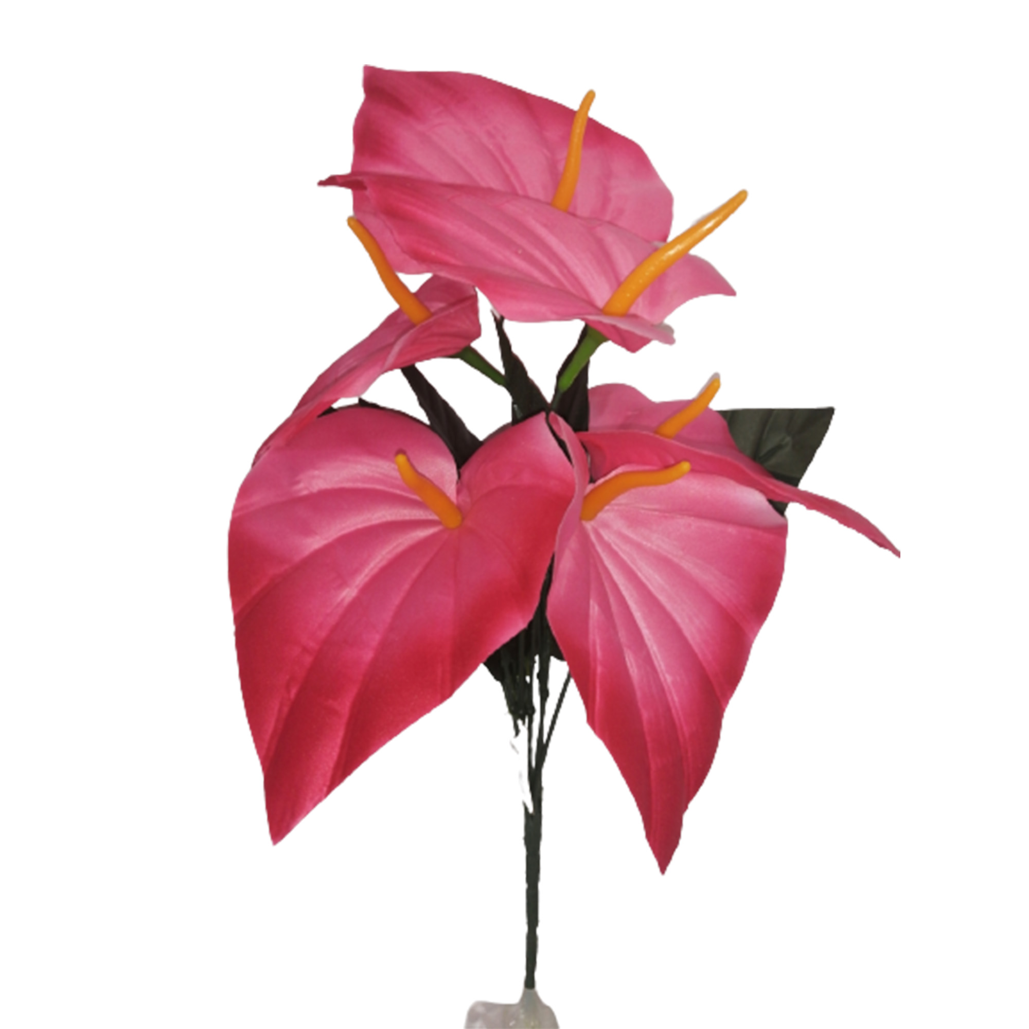 10 Ramos Flor Artificial Alcatraz 6 Flores Decoración Interior Exterior