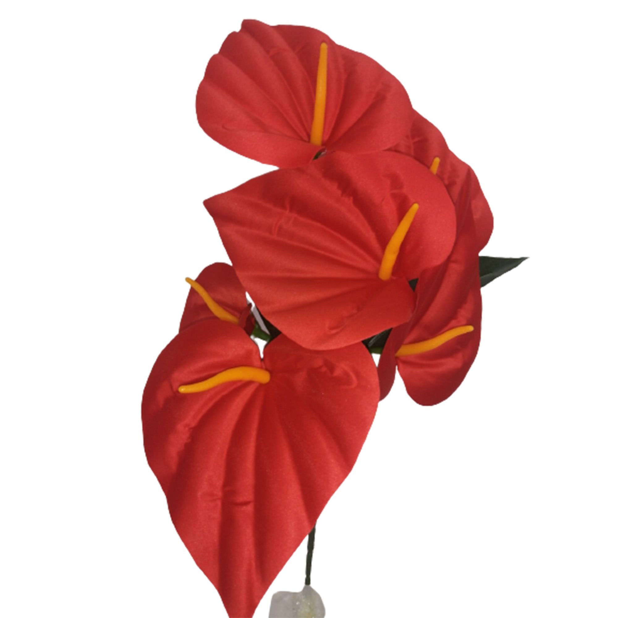 10 Ramos Flor Artificial Alcatraz 6 Flores Decoración Interior Exterior