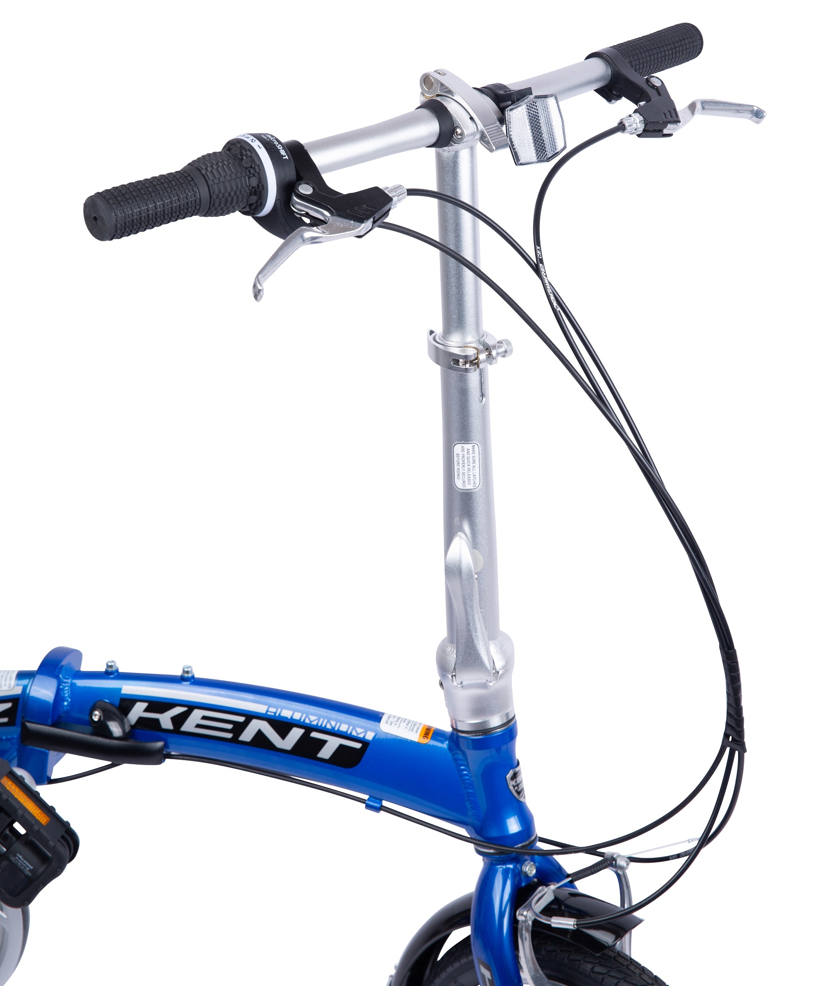 Bicicleta Plegable De Aluminio Kent Crz Rodada 16 Azul