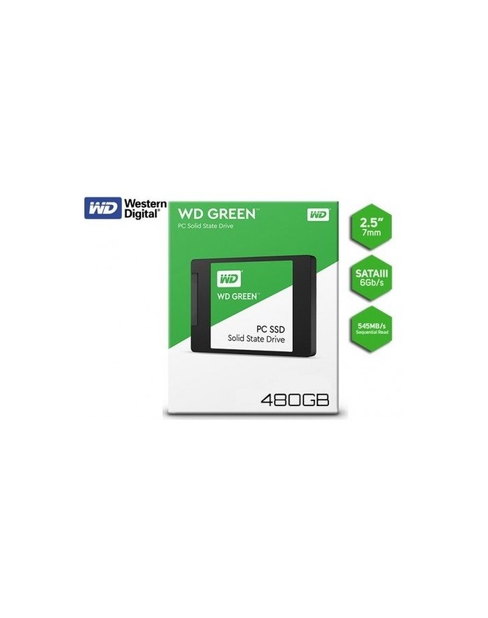 Disco sólido SSD interno Western Digital WD Green WDS480G3G0A 480GB