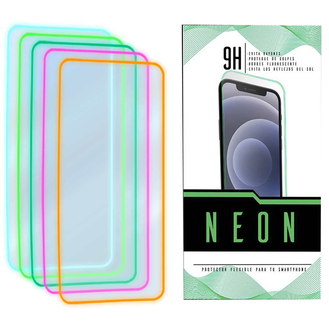 Protector Pantalla Cristal Templado COOL para iPhone 14 Pro (NEON)