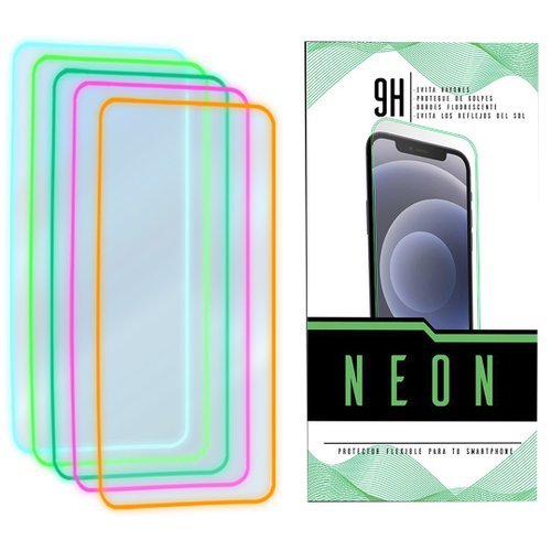 Cool Protector Pantalla Cristal Templado Neón para iPhone 14 Pro Max