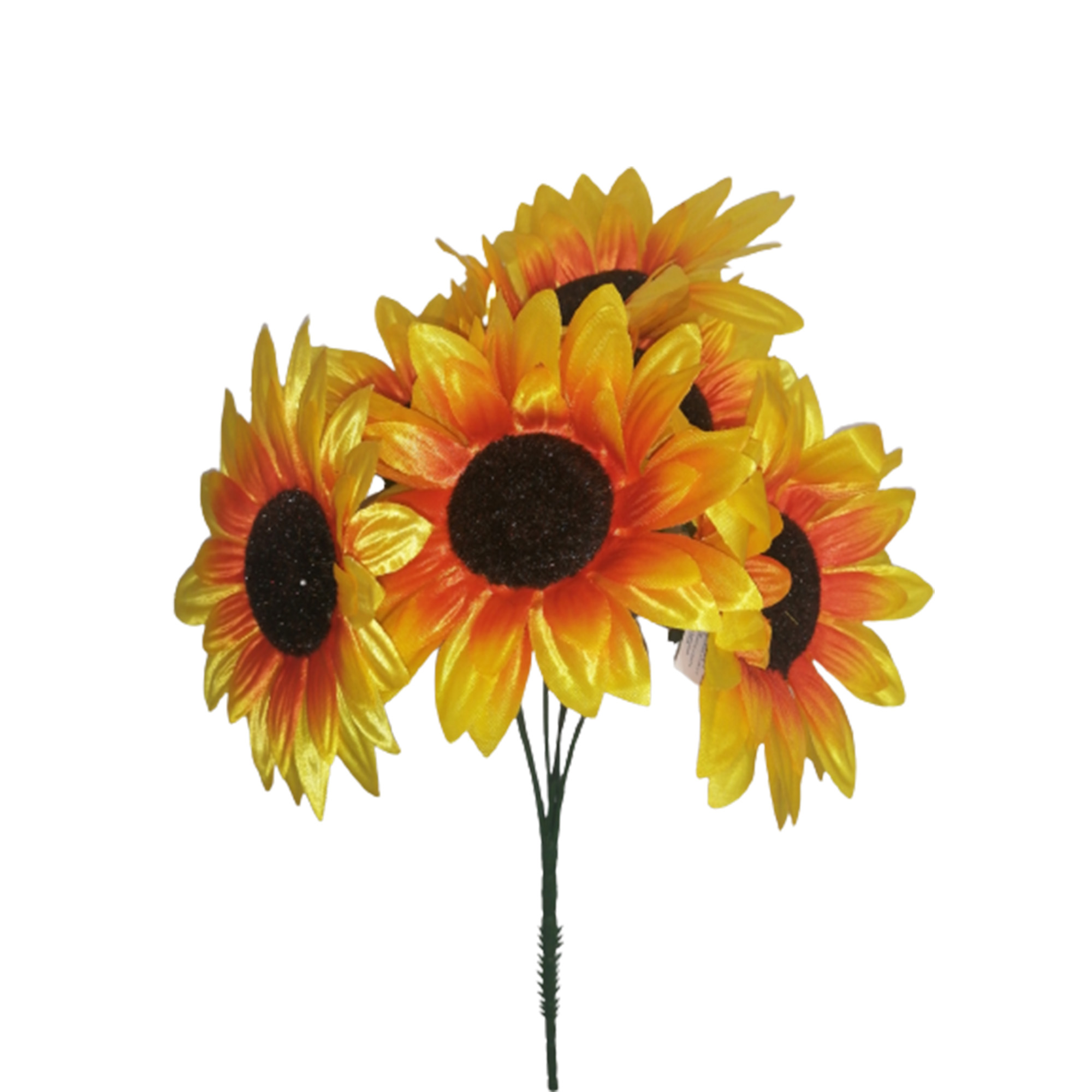 8 Ramos Flor Artificial Girasol Surtido Flores Decoración Interior Exterior