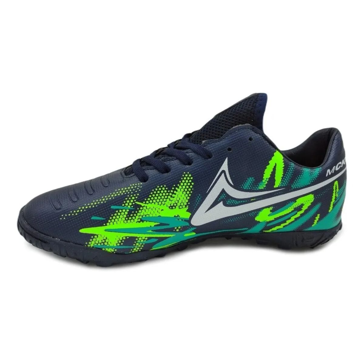 Tenis Futbol Rápido Económico Cosido Fut7 Pasto Sint 1214