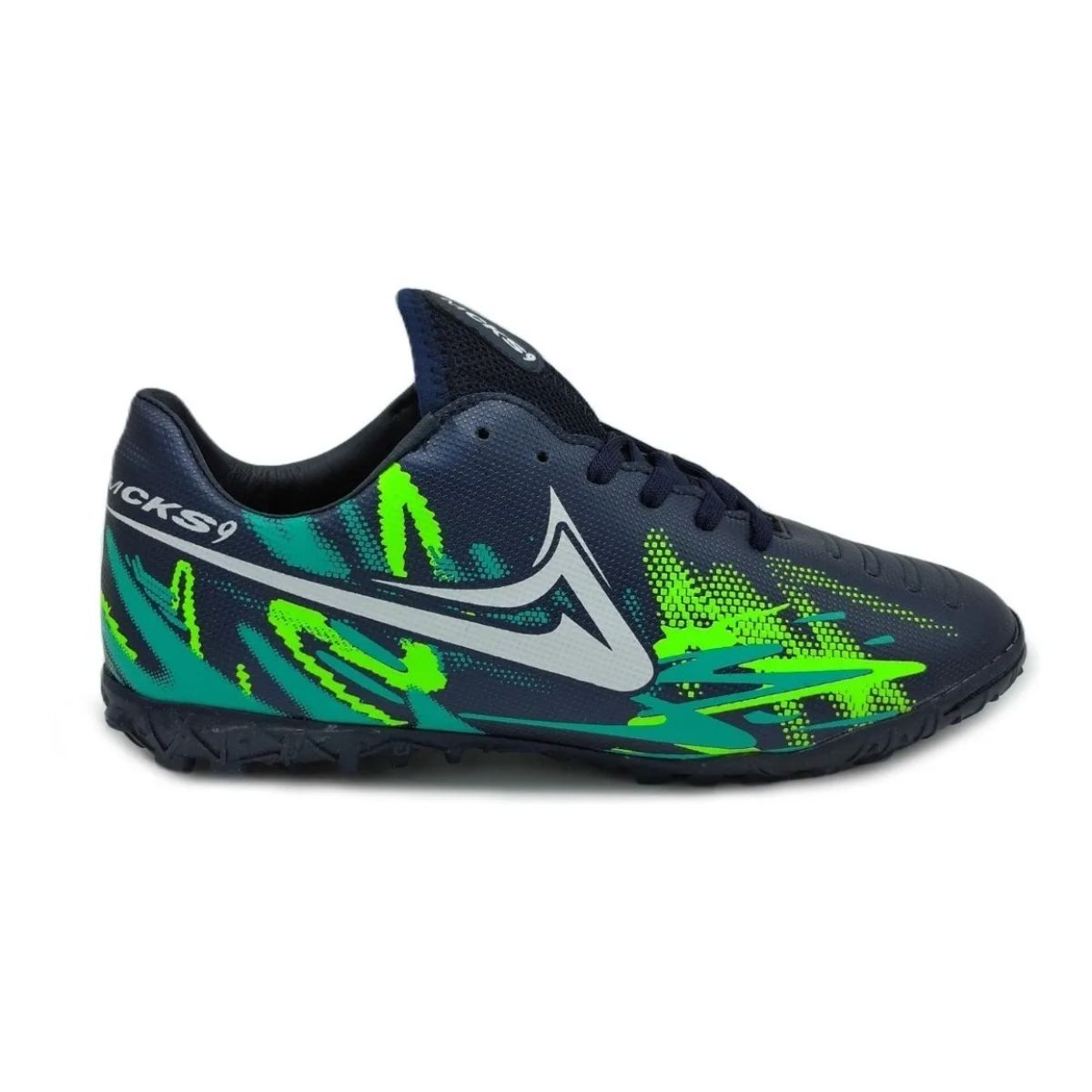 Tenis Futbol Rápido Económico Cosido Fut7 Pasto Sint 1214
