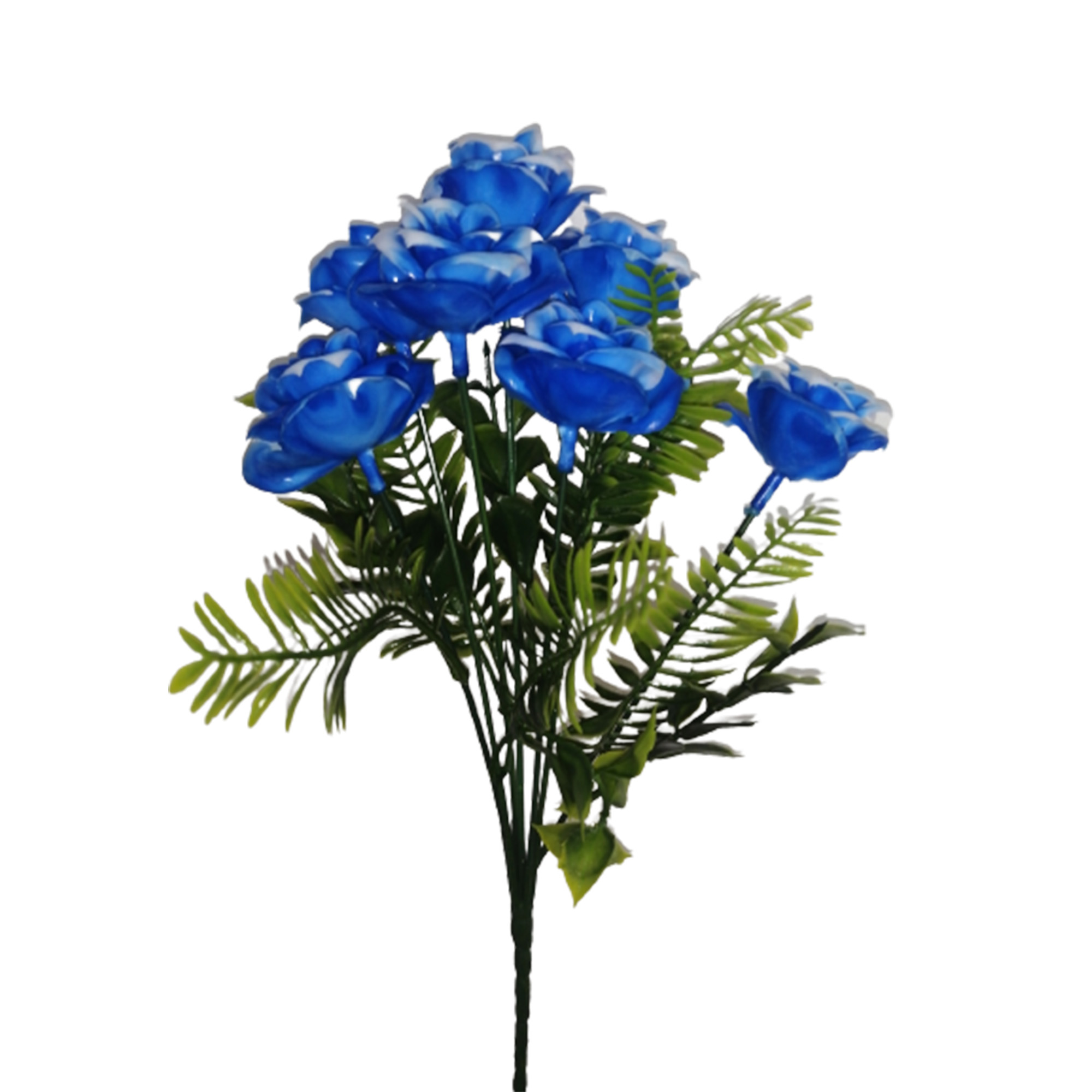 10 Ramos Flor Artificial Rosal Surtido Flores Decoración Interior Exterior