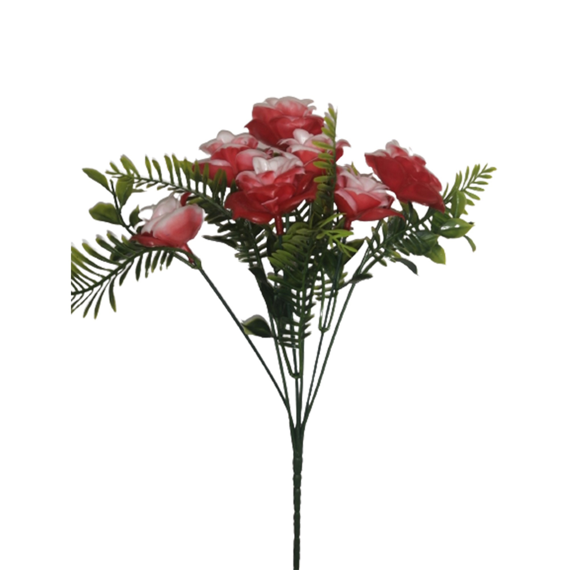 10 Ramos Flor Artificial Rosal Surtido Flores Decoración Interior Exterior