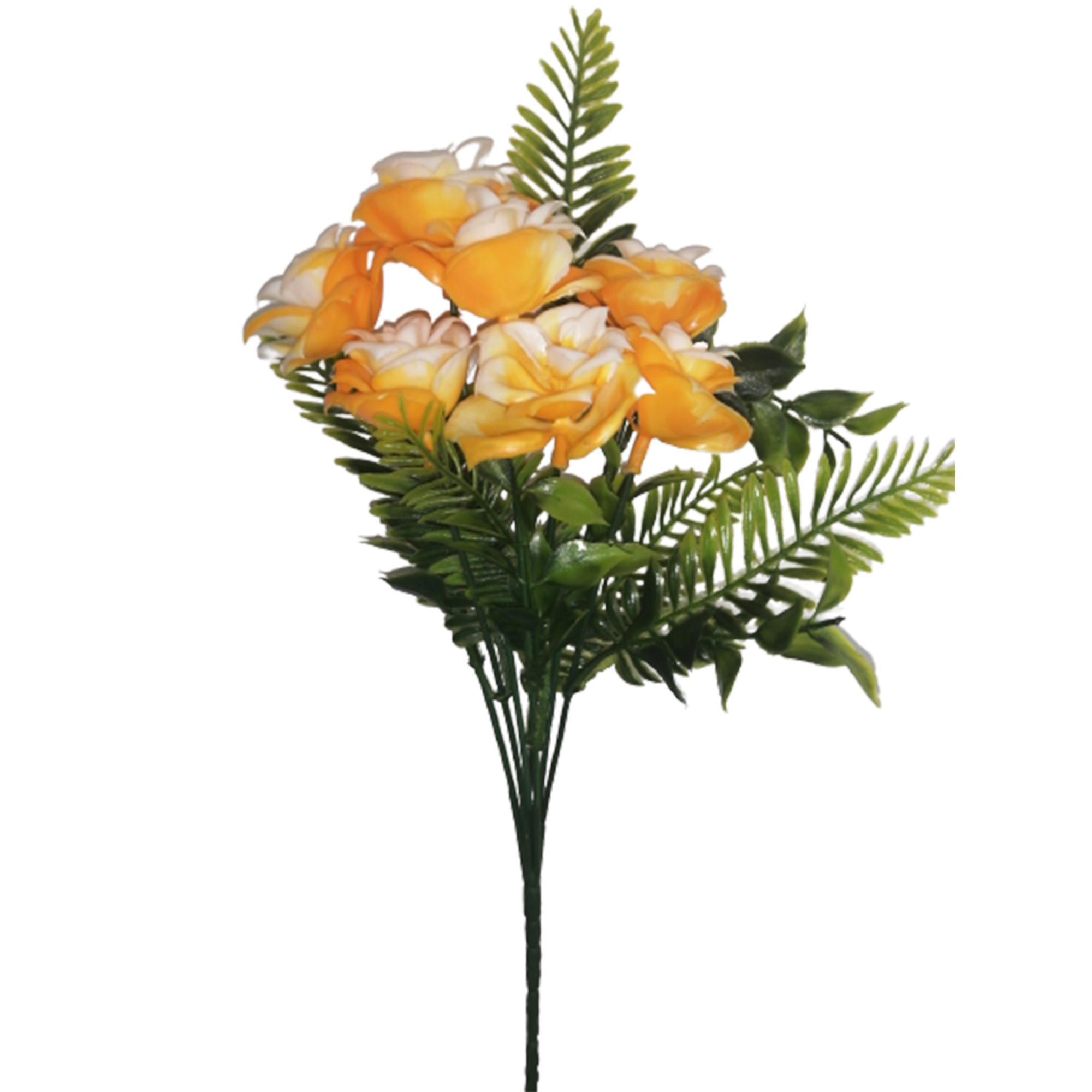 10 Ramos Flor Artificial Rosal Surtido Flores Decoración Interior Exterior